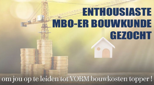 Bericht [VPM] Enthousiaste MBO-er Bouwkunde gezocht bekijken